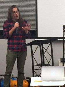 Zia Marashi presenting The Vancouver Channel Webisode Festival